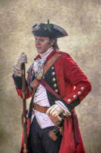 Royal Americans Officer Portrait 